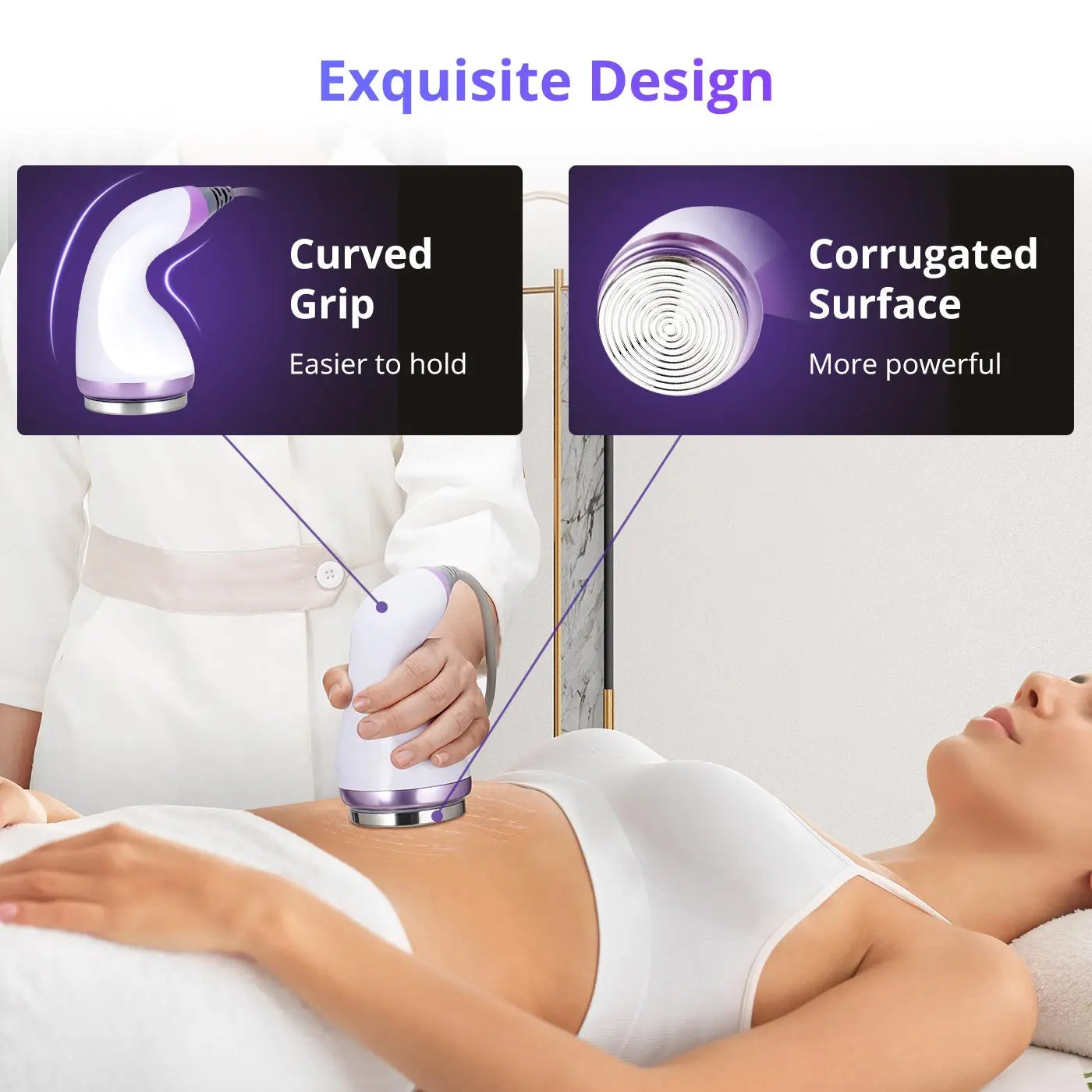 Aristorm cavitation 40k machine skin tightening Cavitation 9 in1 skin tightening tool facial stimulation machine
